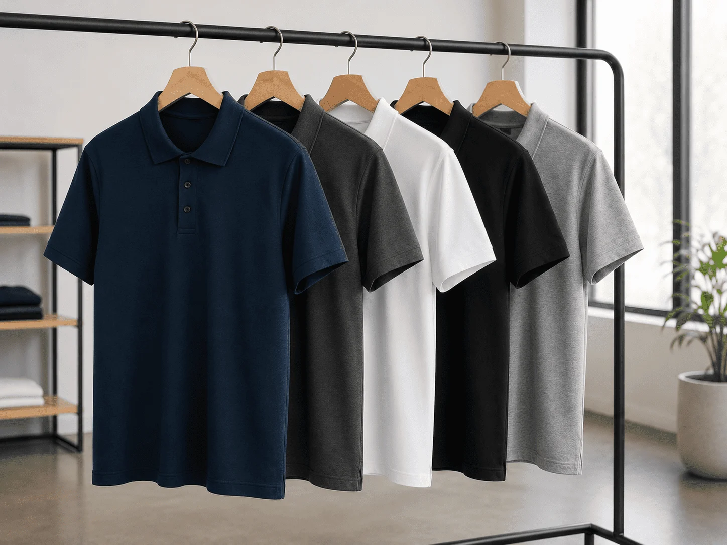 Corporate polo T-shirts for office and retail teams